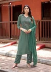 Sanskriti By Wooglee Heavy Rayon Kurti With Bottom Dupatta
